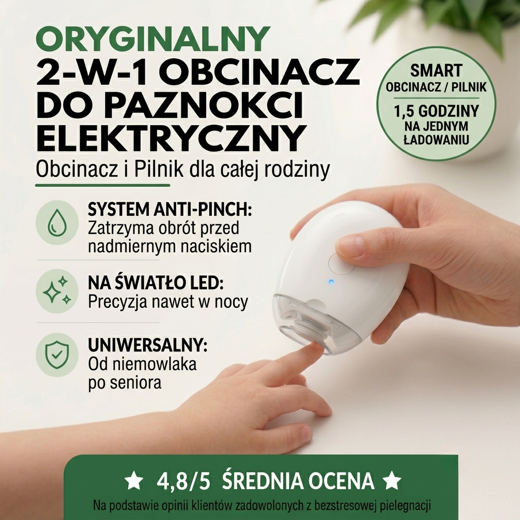 Nailq - bezpieczne obcinanie paznokci, od niemowlaka po seniora