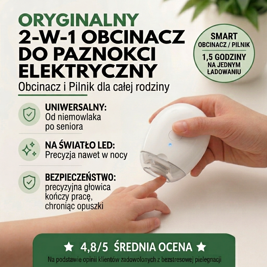 Nailq - bezpieczne obcinanie paznokci, od niemowlaka po seniora